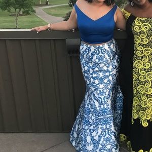 Two Piece Mermaid Style PROM dress